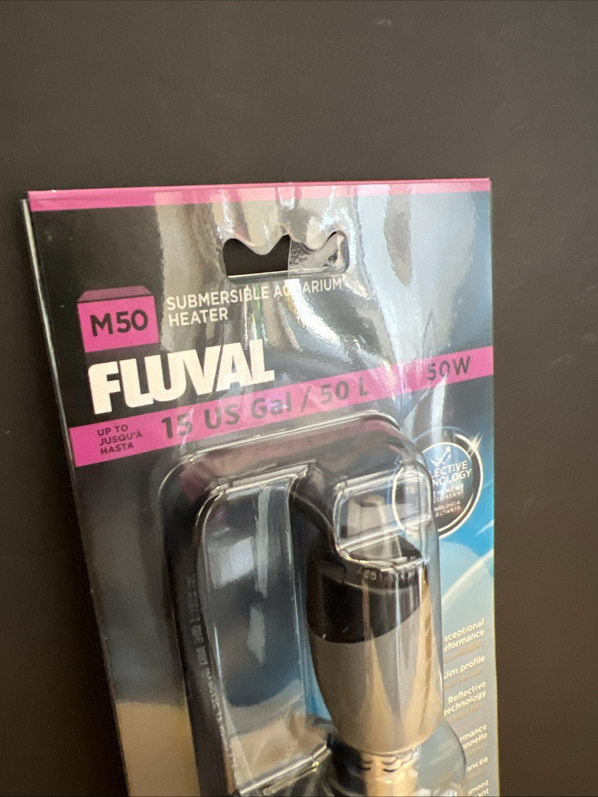 FLUVAL M50 SUBMERSIBLE HEATER - 50 WATT - A781